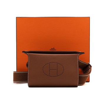 Hermes Videpoches Gold Togo Shoulder Bag with Palladium Hardware 158116323 [P]