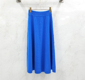 Hermes Cable Knit Wool Skirt 138827843 [P]