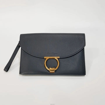 Salvatore Ferragamo Gancini Margo Clutch Bag 158058861 [P]