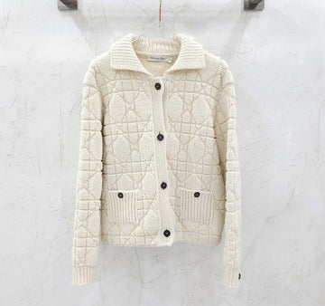 Dior Technical Wool Cashmere Knit Jacket 354V53AM340 152348632 [P]