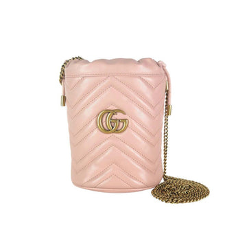 GUCCI GG Marmont Bucket Bag Crossbody 575163 14701 158153795 [P]