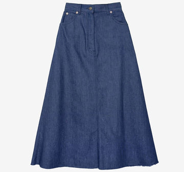 Gucci Unused Organic Denim Skirt GUA101734 158161941 [P]