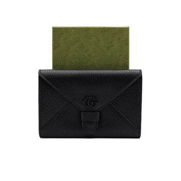 Gucci Black GG Marmont Textured Cardholder 701072 158162060 [P]