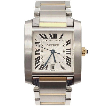 CARTIER Französische Tank Combi Uhr Large 52126013 158172750 [P]