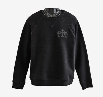 Chrome Hearts Nylon Triple Cross Sweatshirt Black S14K4OF9 158172985 [P]