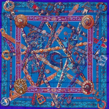 Hermes Silk Cashmere Blend 140 Scarf Muffler aa65487 158173222 [P]