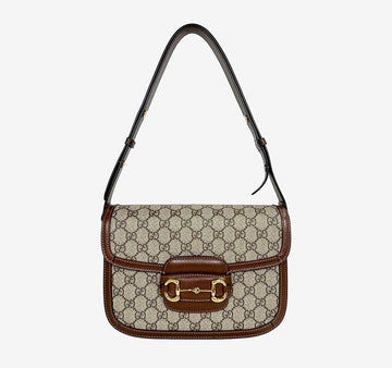 Gucci Supreme 602204 Horsebit 1955 Medium Shoulder Bag 602204 158173479 [P]