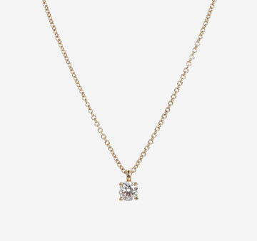 TIFFANY & CO 18k ソリテール ダイヤモンド ペンダント 0.25カラット 18K ローズゴールド WY5HPZYR 158175188 [P]