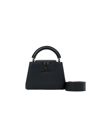 Louis Vuitton Black Mini Capucines Tote Bag 62328 158176418 [P]