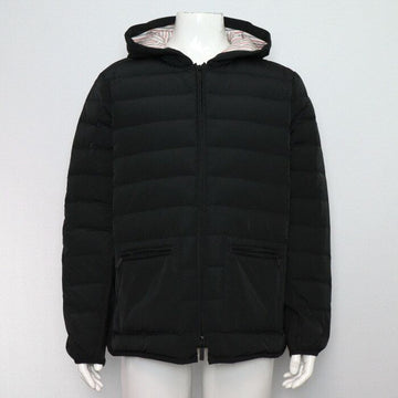THOM BROWNE ポリエステルツイルフードダウンジャケット MJD105X ブラック 07259 015 158178400 [P]