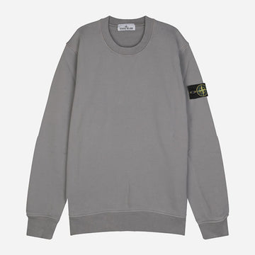 Stone Island Crew Neck Sweatshirt with Patch Grey 6100060 S0051 V0060 158191370 [P]