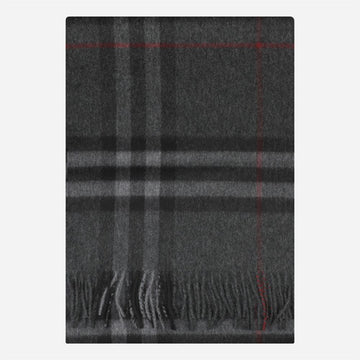 BURBERRY Check Cashmere Schal Charcoal 8077880 A1208 158192009 [P]