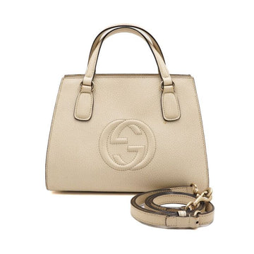 Gucci Soho Small Top Handle Tote Bag and Shoulder Bag 607722 158192736 [P]