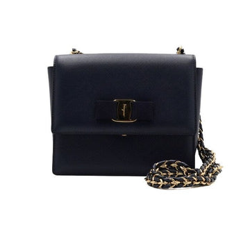 Salvatore Ferragamo G601 Genie Small Gold Chain Women's Shoulder Bag and Crossbody AA65594 158192741 [P]
