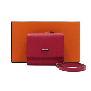 Hermes Pink Chaine dAncre Wallet in Chamkila Goatskin with Palladium Hardware 12345 158192782 [P]