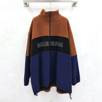 Balenciaga Logo Wool Zip-Up Puffer Jacket 158192786 [P]
