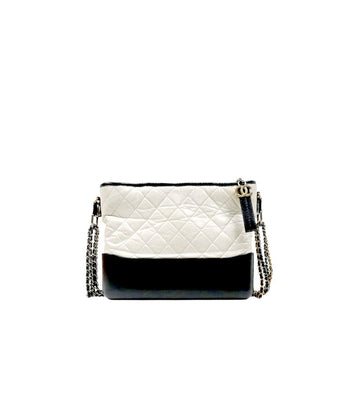 CHANEL ホワイト ガブリエル ホーボー ショルダーバッグ 64520 158193140 [P]
