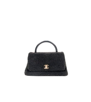 CHANEL ブラックシアリングココハンドル2WAYバッグ 54935 158197055 [P]