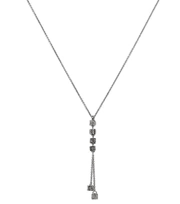 DIOR キュービックキューブ シルバー ネックレス 63809 158197434 [P]