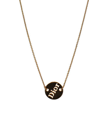Dior Gold Coin Necklace 61561 158197449 [P]