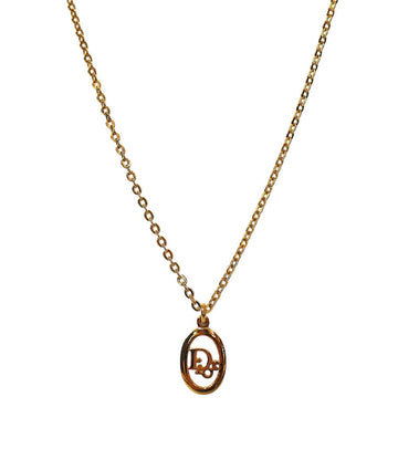 Dior Round Oblique Gold Necklace 58086 158197469 [P]