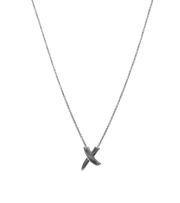 TIFFANY & CO Paloma Graffiti Silber Halskette 60035 158197471 [P]