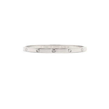 CARTIER 18K Weißgold LOVE SMALL Armband B6079216 158198477 [P]