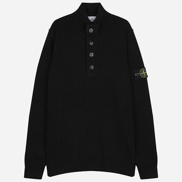 STONE ISLAND 6F Wappen Patch Knopf Strick Schwarz 5100040 S00A3 V0029 158199111 [P]
