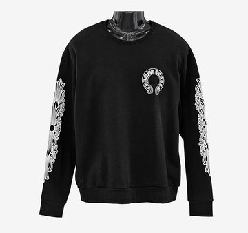 CHROME HEARTS Horseshoe Floral Sweatshirt M 158203076 [P]