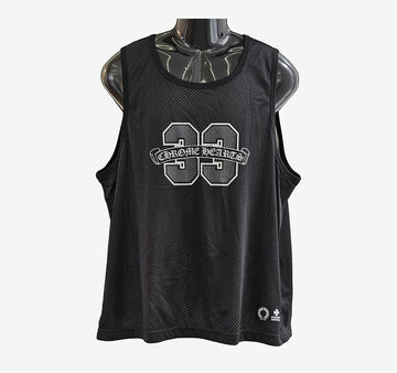 CHROME HEARTS Reversibles Mesh-Basketball-Trikot L Schwarz 9D3F1V6A 158203086 [P]
