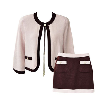 CHANEL Cardigan and Skirt Setup B1020C190 151516113 [P]