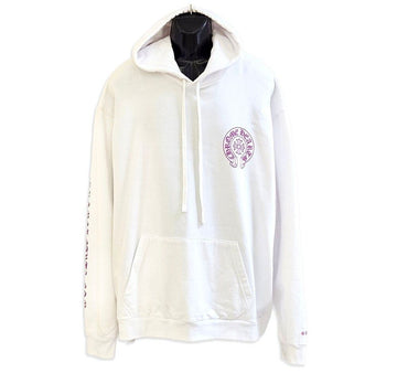 CHROME HEARTS Lila Glitter Hoodie Weiß I6BNGP6X 156374787 [P]