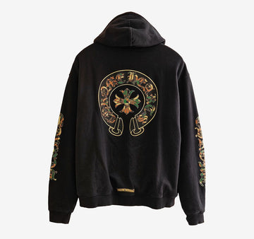 CHROME HEARTS Camo Heavyweight Hoodie XL Schwarz 157846219 [P]