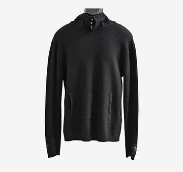 Chrome Hearts Tiny Charm Patch Polar Knit Black C0101C006 158173062 [P]