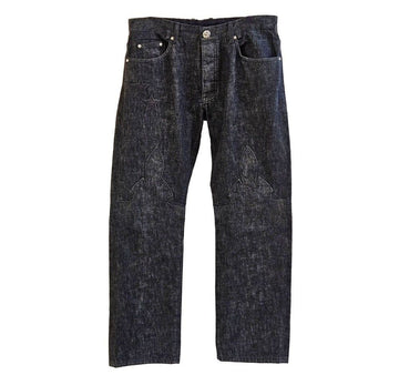 CHROME HEARTS Denim-Hose mit Stern-Patch RYZEI144 156001836 [P]