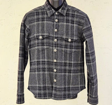 Chrome Hearts Flannel Lined Leather Patch Jacket B1213C156 151516501 [P]