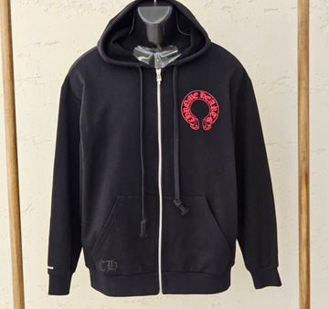 CHROME HEARTS レッドホースシュセメタリー フーディ ジャケット QLEOBISZ 154871727 [P]