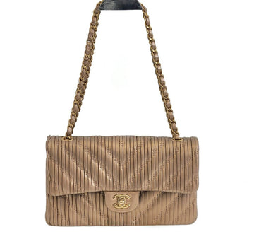 CHANEL クラシックラムスキンシェブロンハンドバッグ AFD011462N 150786944 [P]