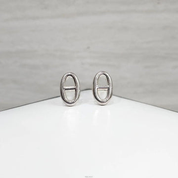 HERMES Kleine Ohrringe in Blau aus Silber 158241069 [P]