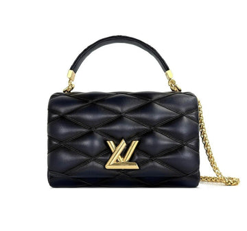 LOUIS VUITTON GO14 MM Maltajut Handtasche Schwarz 001 156376091 [P]