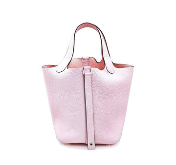 Hermes Picotan 18 Rose Sakura Clemence Silver 2FQ23MFZ 154442067 [P]