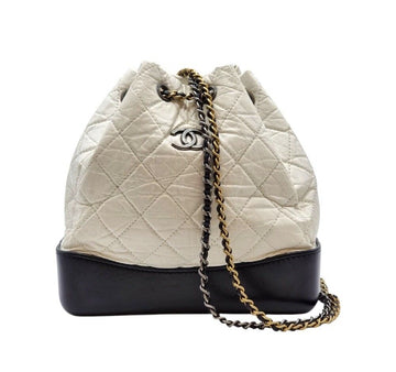 CHANEL Gabrielle Backpack White CHB052110 151517088 [P]