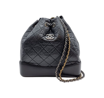 CHANEL Gabrielle Backpack Black Interior Chip CHB102109 151516833 [P]