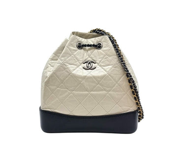 CHANEL Gabrielle Backpack White CHB090440 151517251 [P]