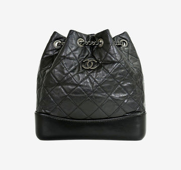 CHANEL Gabriel Backpack Small Black 24 Series C9P62BD3 157216776 [P]