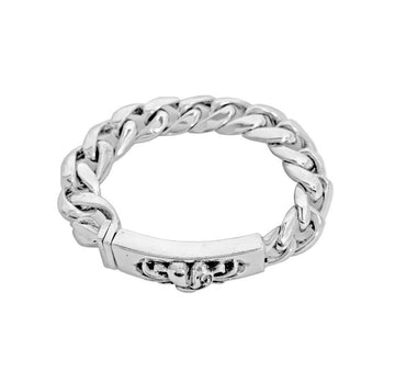 Chrome Hearts Heart Dagger Floral ID Bracelet 1VMOEFNF 155562620 [P]