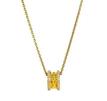 Bulgari 18k Pavé Diamond Necklace 18K Yellow Gold T1UZYP37 155562474 [P]