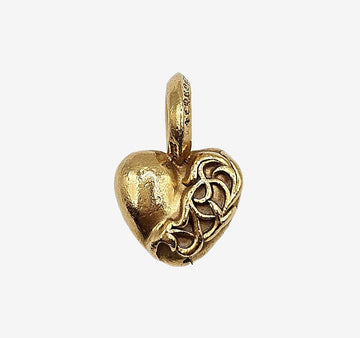 CHROME HEARTS Herz-Anhänger aus Gold 22K FMOM1X6L 157336266 [P]