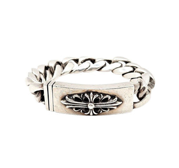Chrome Hearts Floral ID Bracelet Silver 13 Link 07RSUZHL 155898823 [P]