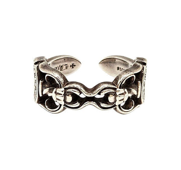 Chrome Hearts Round Double Dagger Ring 11.5 156376607 [P]
